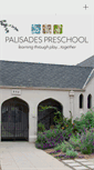 Mobile Screenshot of palisadespreschool.org